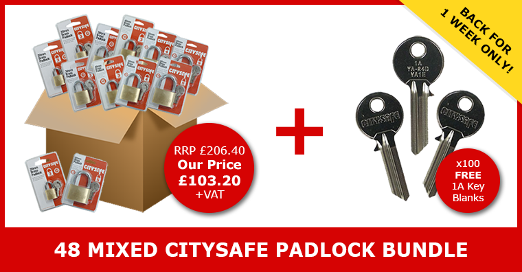 The CitySafe Padlock Bundle is back!