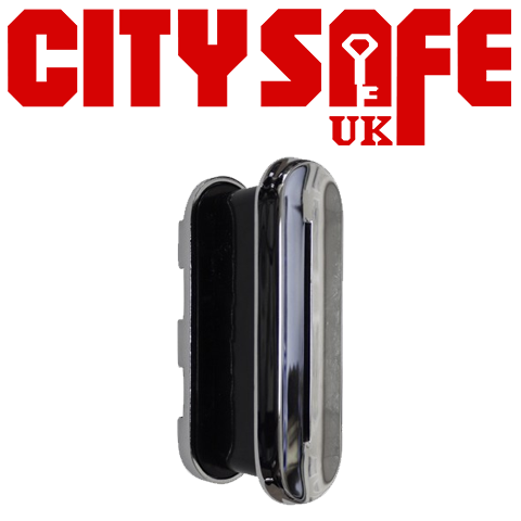 Identity Card Entry Slots (Zamak base) in Chrome for 40-80mm Door Thicknesses 