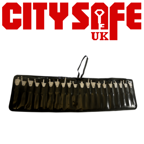 Stud Fasten Wallet Case to Hold 20 Genuine Lishi 2 in 1s 