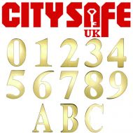 PVD Gold 3 Inch Self Adhesive Door Numbers and Letters