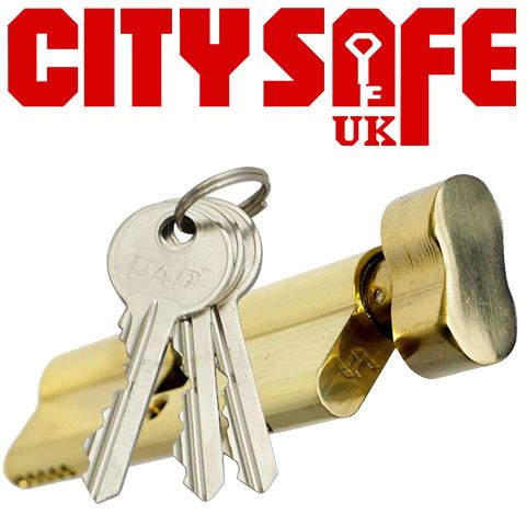 Brass Standard Security TL Thumb Turn Euro Cylinders