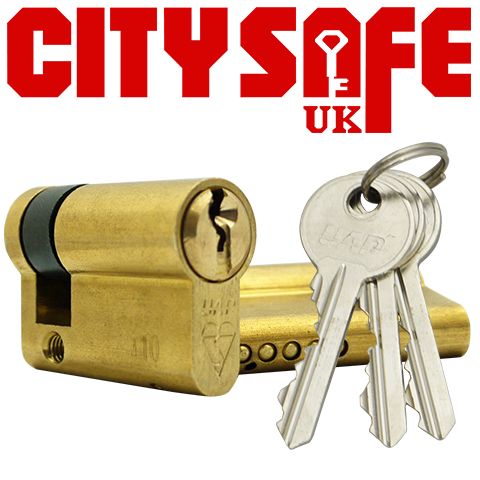 1* Kitemarked Half Euro Cylinders