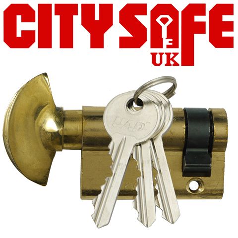 1* Kitemarked Half Thumb Turn Euro Cylinders