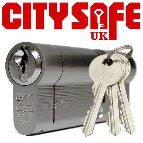 Nickel 1* Kitemarked Euro Cylinders